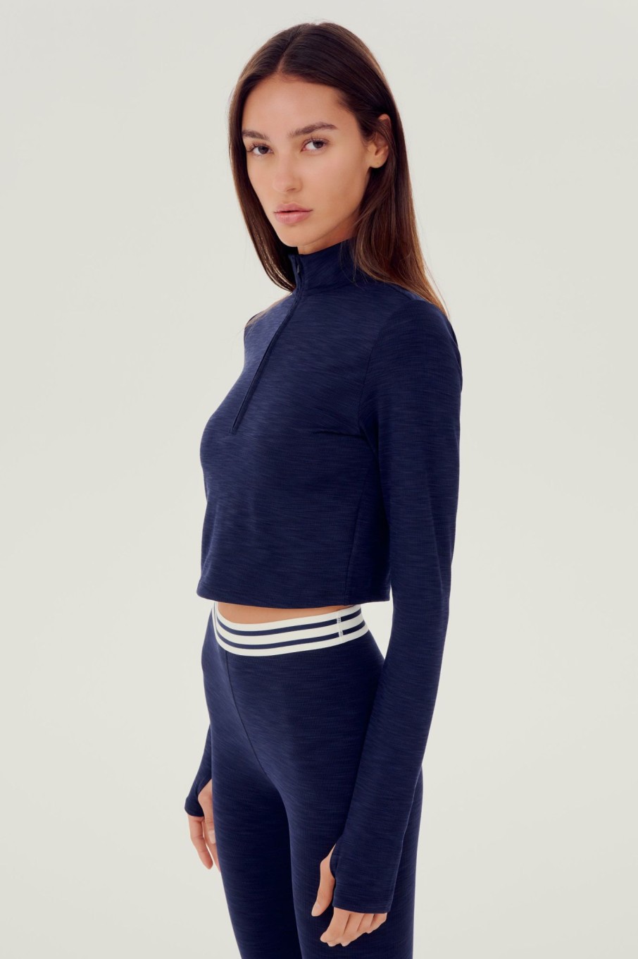 Tops & Tanks Splits59 | Stevie Active Rib Half Zip