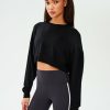 Sweats & Tracksuits Splits59 | Noah Fleece Crop Sweatshirt