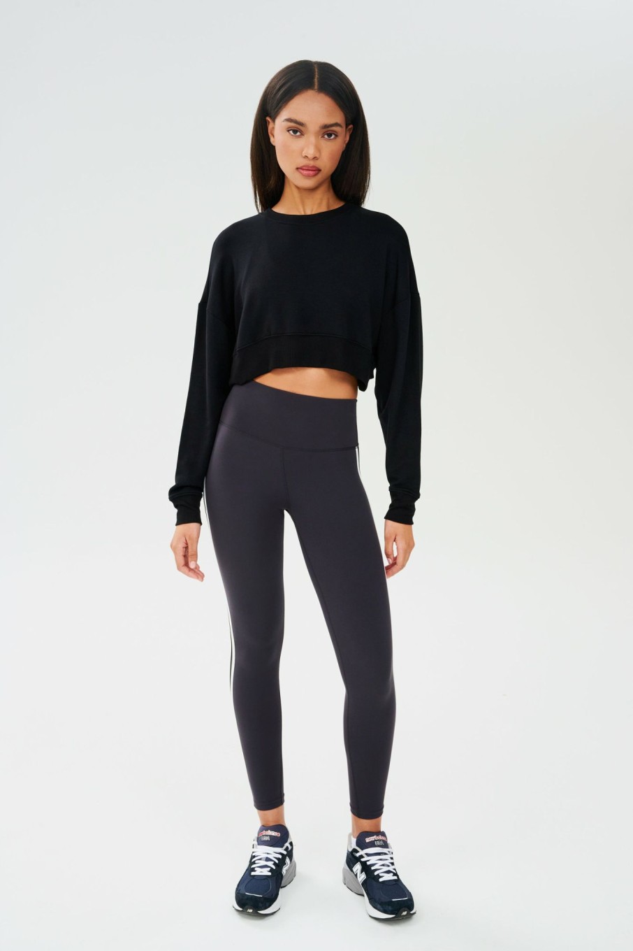 Sweats & Tracksuits Splits59 | Noah Fleece Crop Sweatshirt