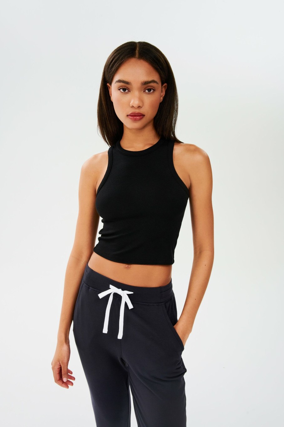 Tops & Tanks Splits59 | Kiki Rib Crop Tank