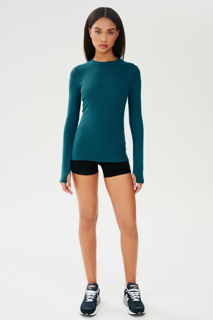 Tops & Tanks Splits59 | Louise Rib Long Sleeve