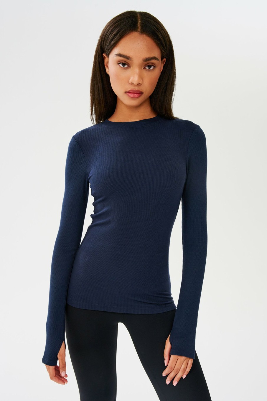 Tops & Tanks Splits59 | Louise Rib Long Sleeve