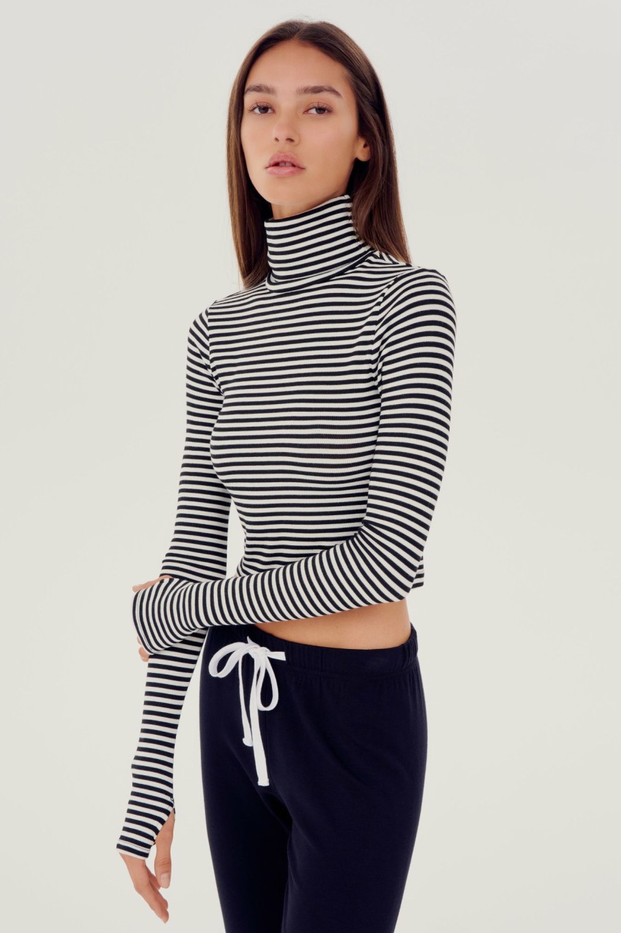 Tops & Tanks Splits59 | Jackson Rib Cropped Turtleneck