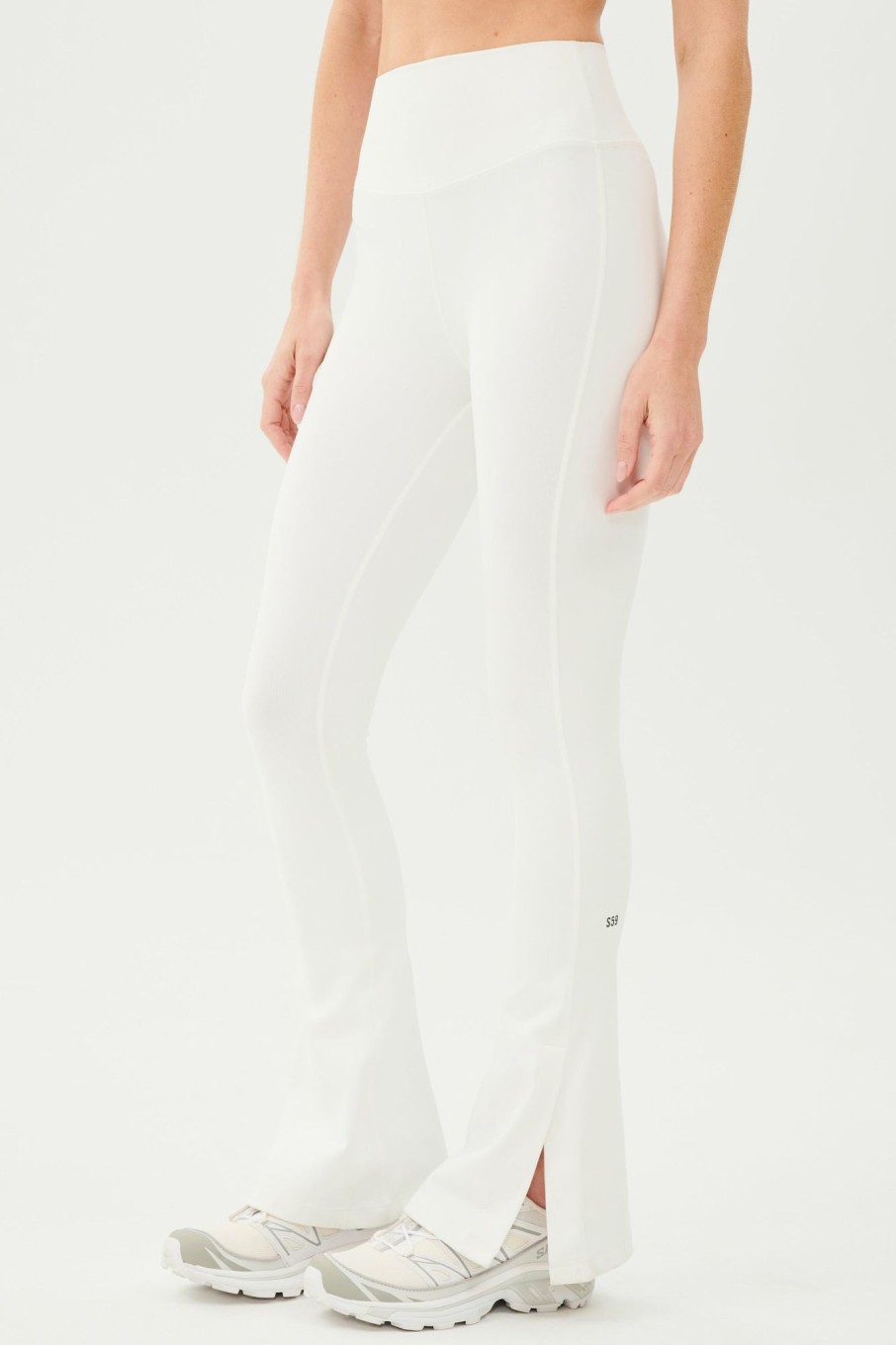 Flares Splits59 | Raquel High Waist Flare W/ Split Hem