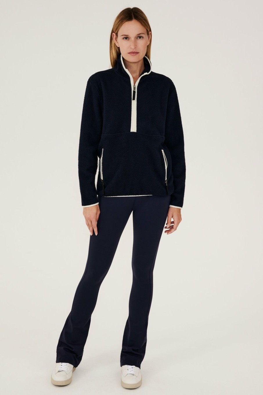 Outerwear Splits59 | Libby Sherpa Half Zip