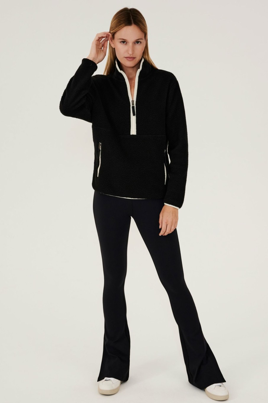 Outerwear Splits59 | Libby Sherpa Half Zip