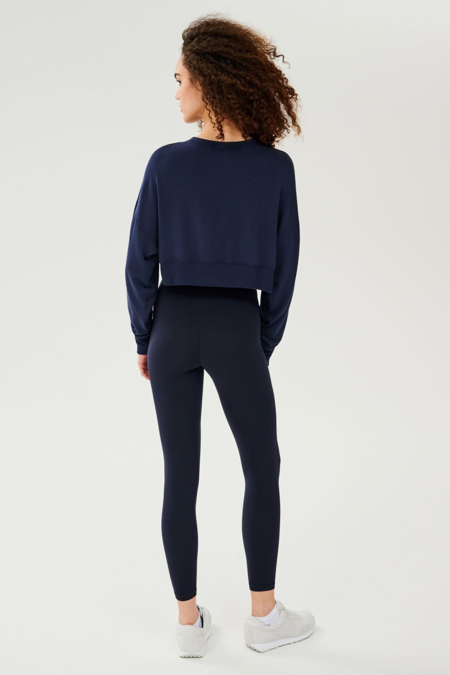 Sweats & Tracksuits Splits59 | Noah Fleece Crop Sweatshirt