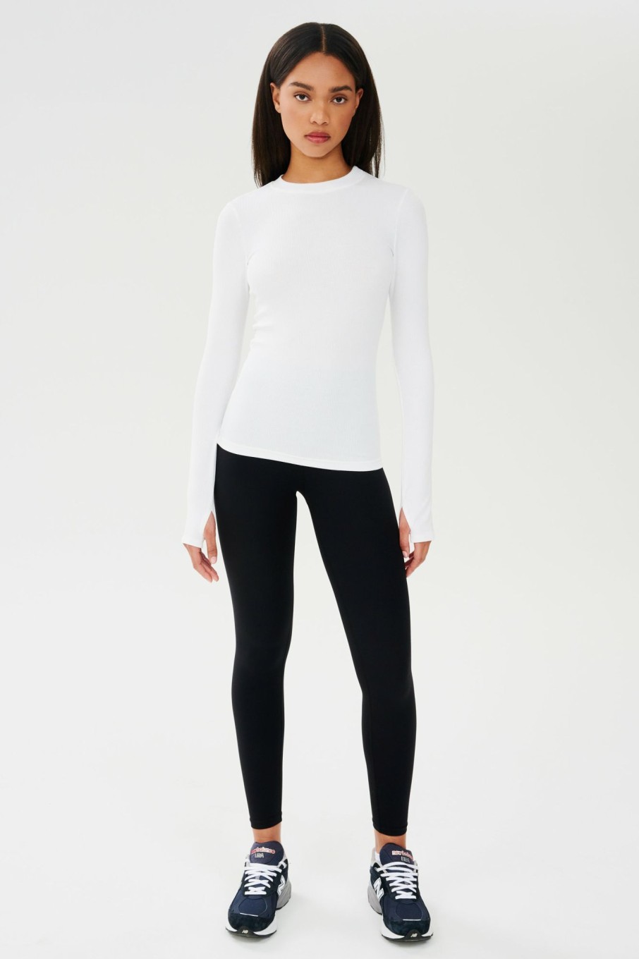 Tops & Tanks Splits59 | Louise Rib Long Sleeve